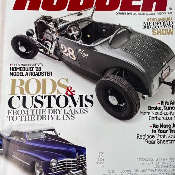 Street Rodder Magazine October 2019 u Vol 48  No 10 Car Restoration Tips Tricks - Picture 2 of 8